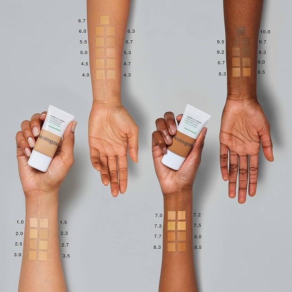 3/$10 Neutrogena 8.0 Amber Flawless Matte CC Cream 1oz - Picture 3 of 3